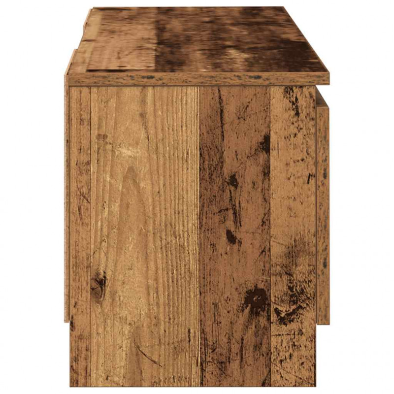 Szafka TV, stare drewno, 102x30x36 cm, materiał drewnopochodny