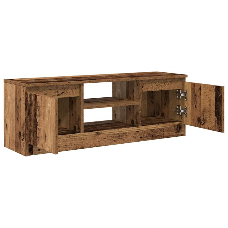 Szafka TV, stare drewno, 102x30x36 cm, materiał drewnopochodny