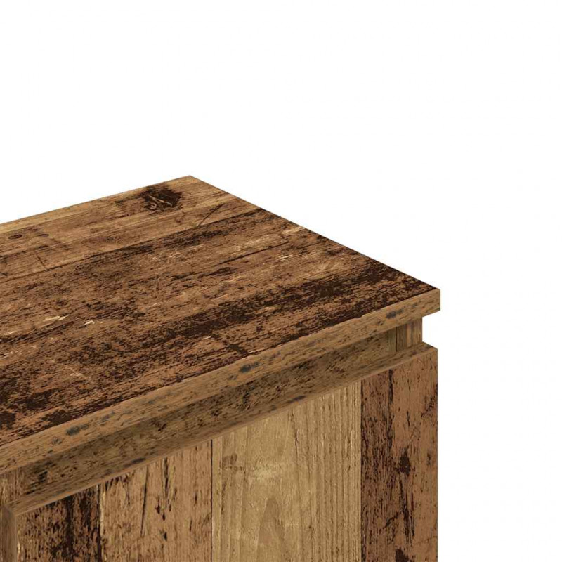 Szafka TV, stare drewno, 102x30x36 cm, materiał drewnopochodny