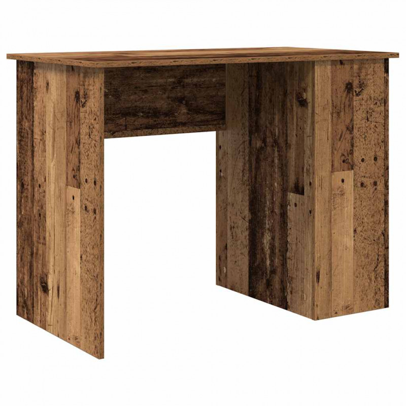 Biurko, stare drewno, 100x55x75 cm, materiał drewnopochodny