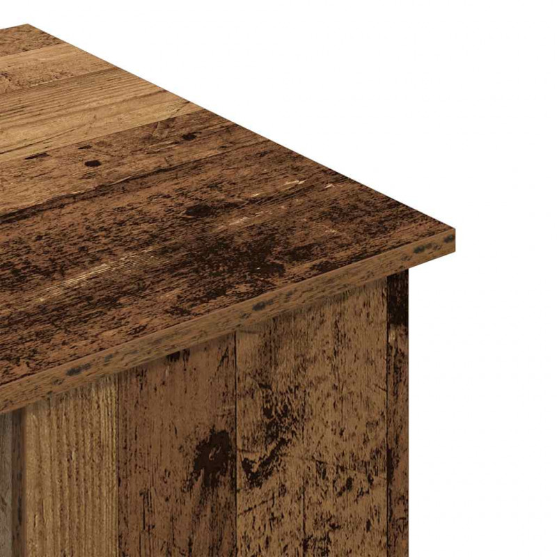 Biurko, stare drewno, 100x55x75 cm, materiał drewnopochodny