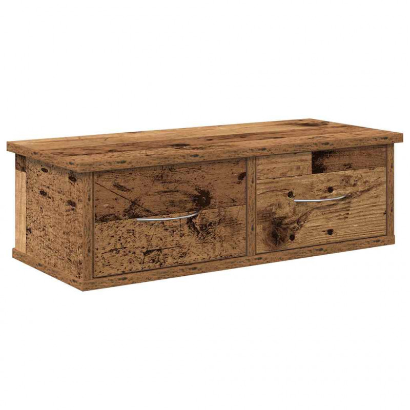 Szafka wisząca, stare drewno, 60x26x18,5 cm
