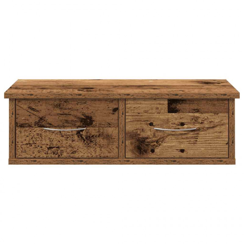 Szafka wisząca, stare drewno, 60x26x18,5 cm
