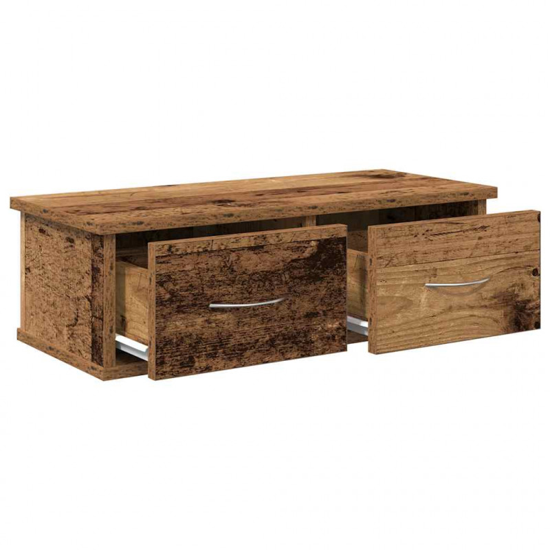 Szafka wisząca, stare drewno, 60x26x18,5 cm
