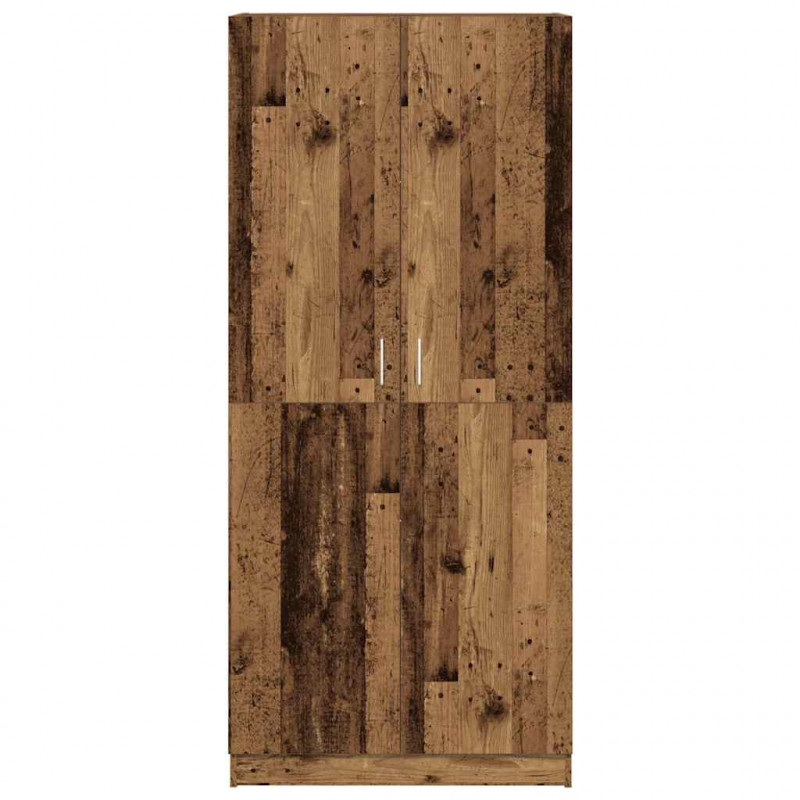 Szafa, stare drewno, 80x52x180 cm, materiał drewnopochodny