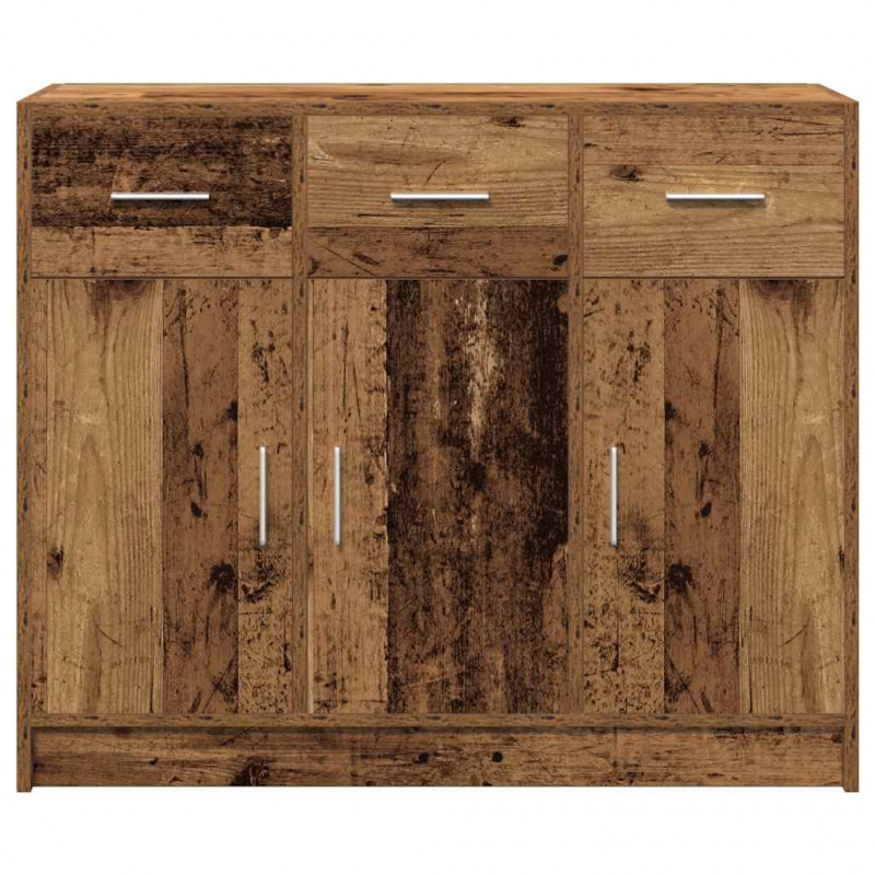 Szafka, stare drewno, 91x28x75 cm, materiał drewnopochodny