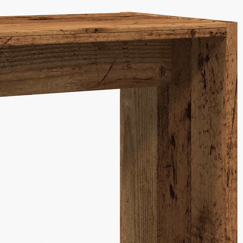 Stolik boczny, stare drewno, 50x26x50 cm