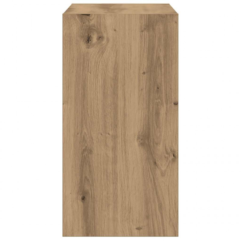 Stolik boczny, dąb artisan, 50x26x50 cm materiał drewnopochodny