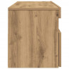 Szafka pod TV z oświetleniem LED, dąb artisan, 120x35x40 cm