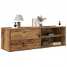 Szafka pod TV, stare drewno, 120x34x37 cm