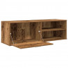 Szafka pod TV, stare drewno, 120x34x37 cm