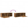 Szafka pod TV, stare drewno, 120x34x37 cm