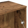 Szafka pod TV, stare drewno, 120x34x37 cm