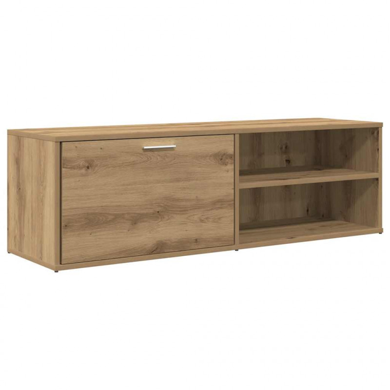 Szafka pod TV, dąb artisan, 120x34x37 cm