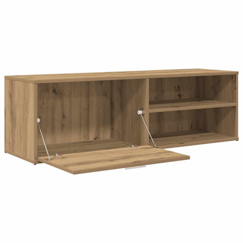 Szafka pod TV, dąb artisan, 120x34x37 cm