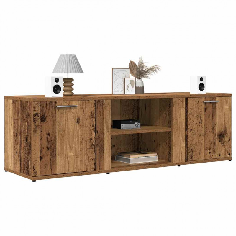 Szafka pod TV, stare drewno, 120x34x37 cm