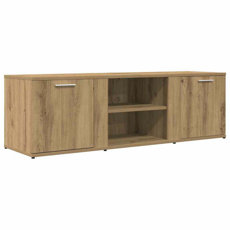 Szafka pod TV, dąb artisan, 120x34x37 cm