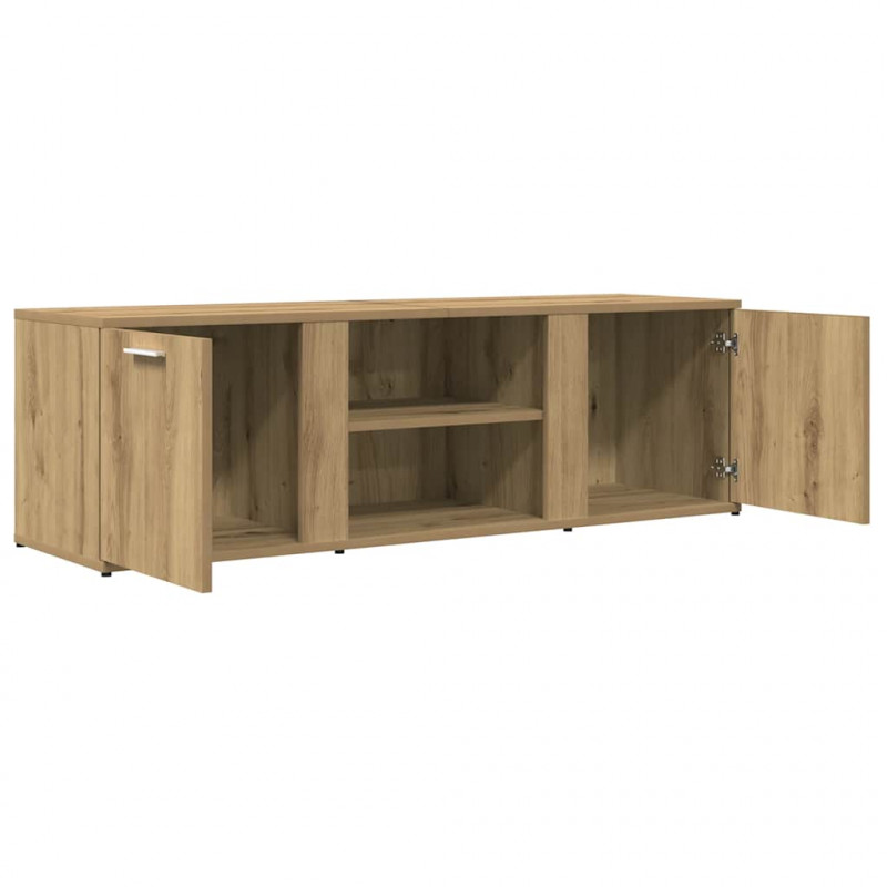 Szafka pod TV, dąb artisan, 120x34x37 cm