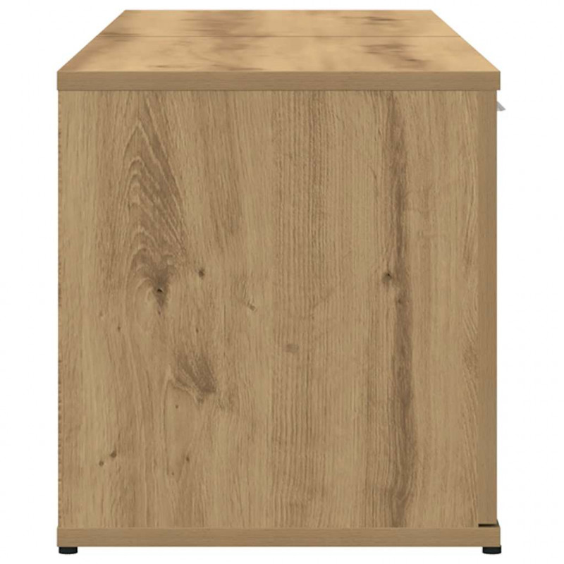 Szafka pod TV, dąb artisan, 120x34x37 cm