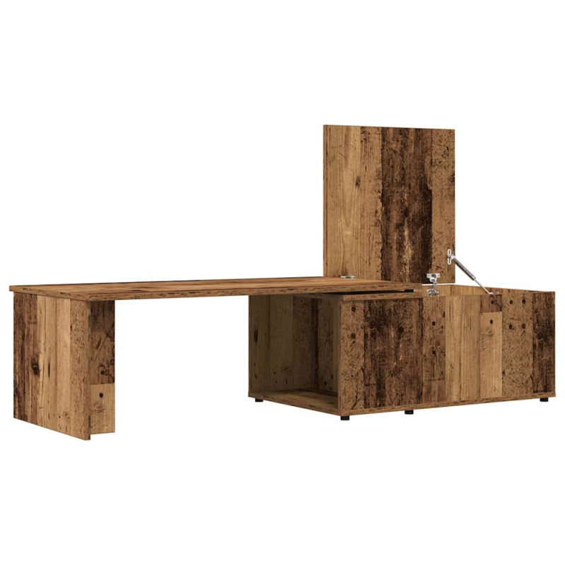 Stolik kawowy, stare drewno, 150x50x35 cm