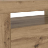 Szafka pod TV z oświetleniem LED, dąb artisan, 120x35x40 cm