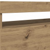 Szafki TV z LED, 2 szt., dąb artisan, materiał drewnopochodny