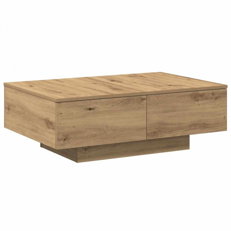 Stolik kawowy, dąb artisan 90x60x31 cm, materiał drewnopochodny