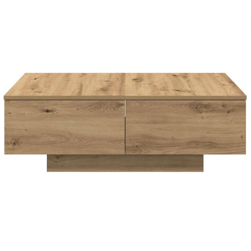 Stolik kawowy, dąb artisan 90x60x31 cm, materiał drewnopochodny