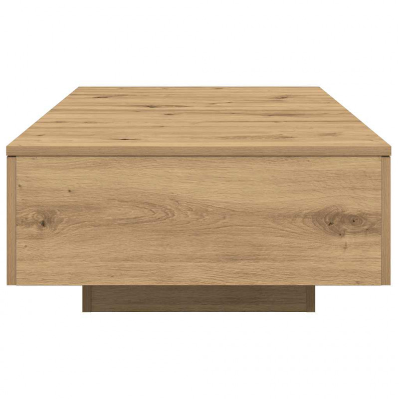 Stolik kawowy, dąb artisan 90x60x31 cm, materiał drewnopochodny