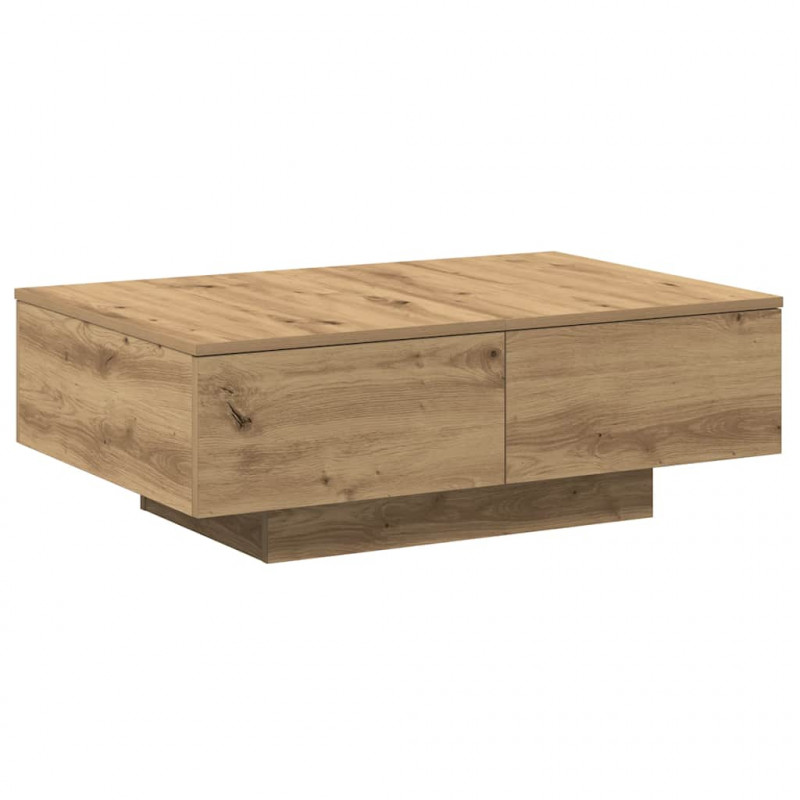 Stolik kawowy, dąb artisan 90x60x31 cm, materiał drewnopochodny