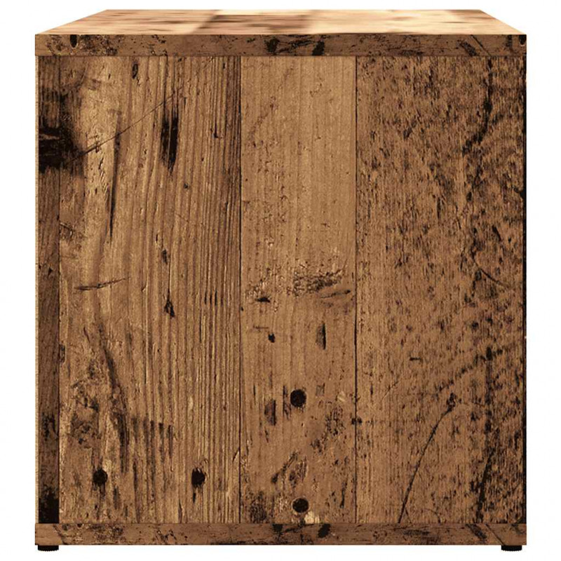 Szafka TV, stare drewno, 80x34x35,5 cm, materiał drewnopochodny