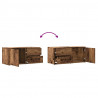 Szafka TV, stare drewno, 80x34x35,5 cm, materiał drewnopochodny
