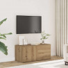 Szafka TV, dąb artisan, 80x34x35,5 cm, materiał drewnopochodny