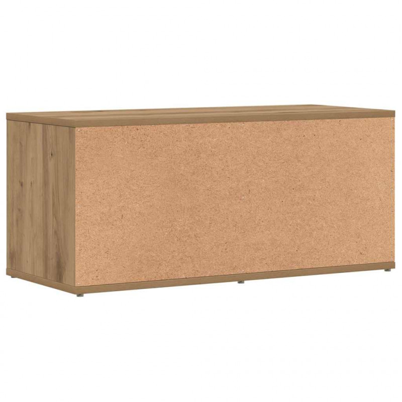 Szafka TV, dąb artisan, 80x34x35,5 cm, materiał drewnopochodny