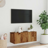 Ścienna szafka TV, stare drewno, 80x30x30 cm