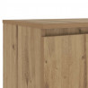 Szafka pod TV z oświetleniem LED, dąb artisan, 140x40x35,5 cm