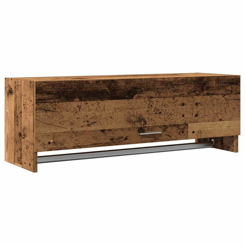 Szafka, stare drewno, 100x32,5x35 cm, materiał drewnopochodny