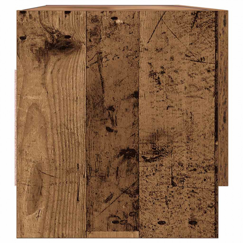 Szafka, stare drewno, 100x32,5x35 cm, materiał drewnopochodny
