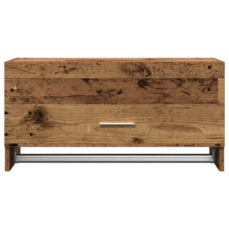 Szafka, stare drewno, 70x32,5x35 cm, materiał drewnopochodny