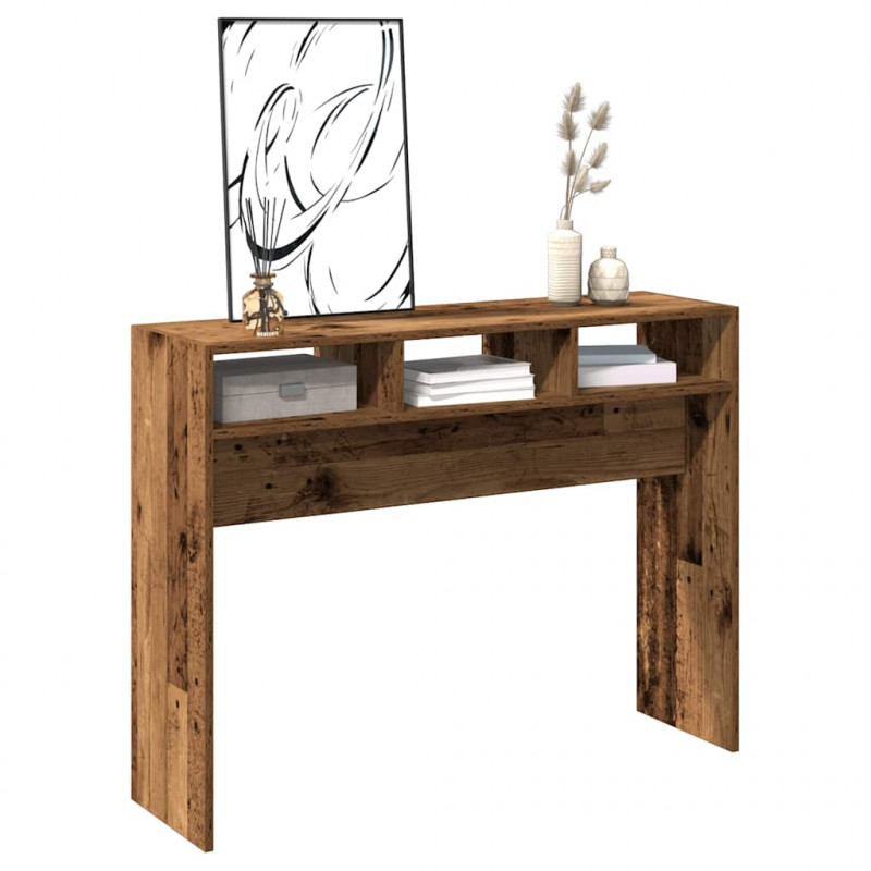 Stolik konsolowy, stare drewno, 105x30x80 cm