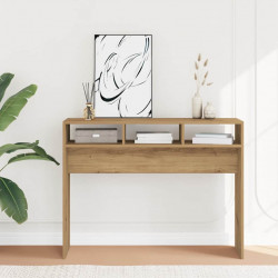 Stolik konsolowy, dąb artisan, 105x30x80 cm