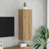 Szafka TV, dąb artisan, 30,5x30x90 cm, materiał drewnopochodny