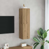 Szafka TV, dąb artisan, 30,5x30x110 cm, materiał drewnopochodny