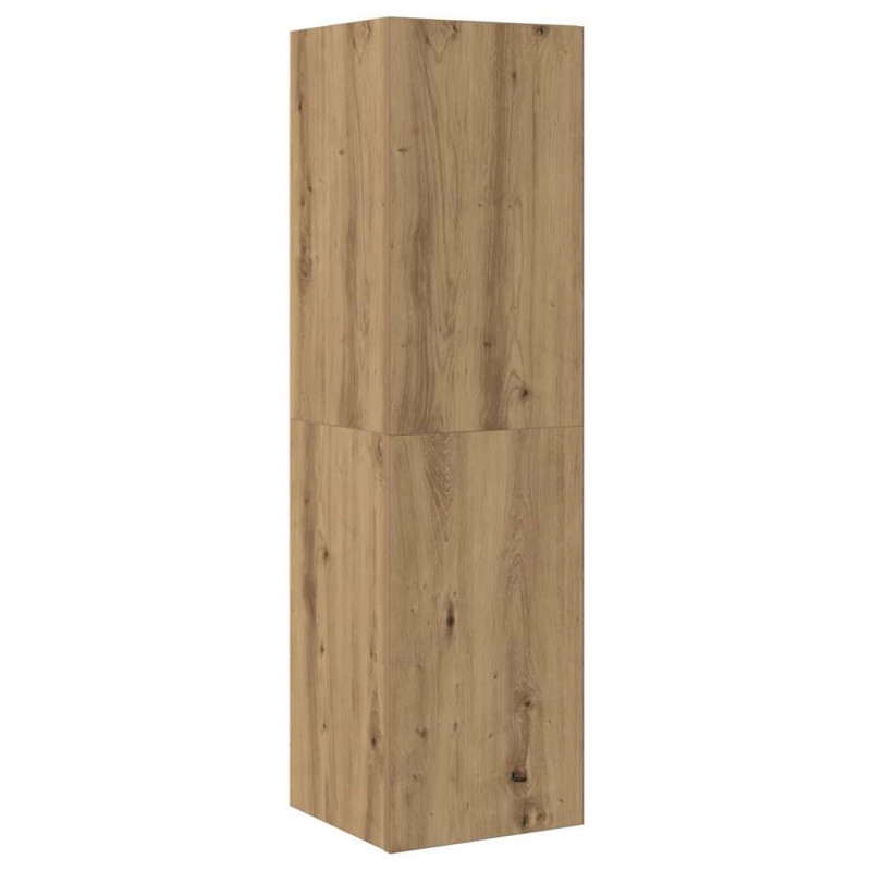 Szafka TV, dąb artisan, 30,5x30x110 cm, materiał drewnopochodny