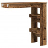 Ścienny stolik barowy, stare drewno, 102x45x103,5 cm