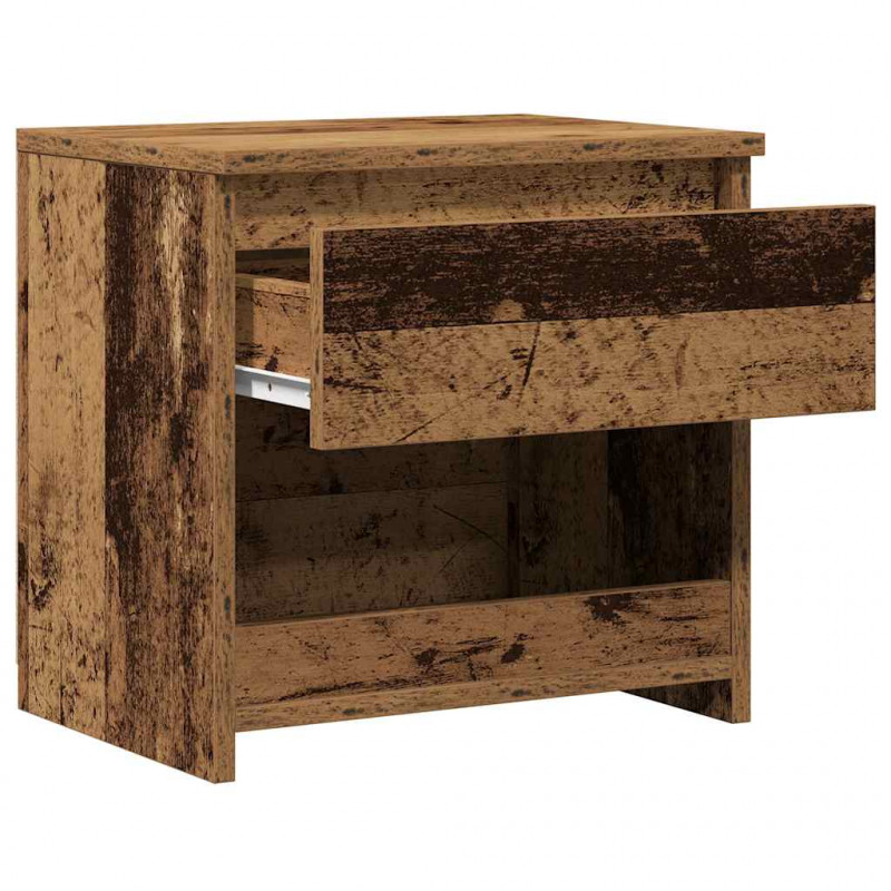Szafka nocna Stare drewno 40x30x39 cm Drewno klejone