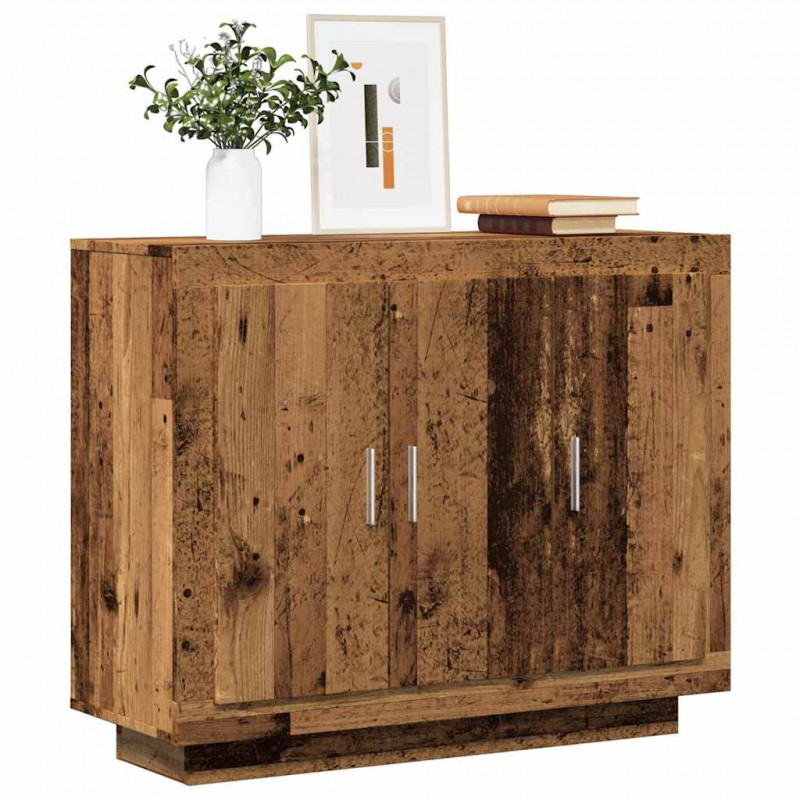 Komoda, stare drewno, 92x35x75 cm, materiał drewnopochodny