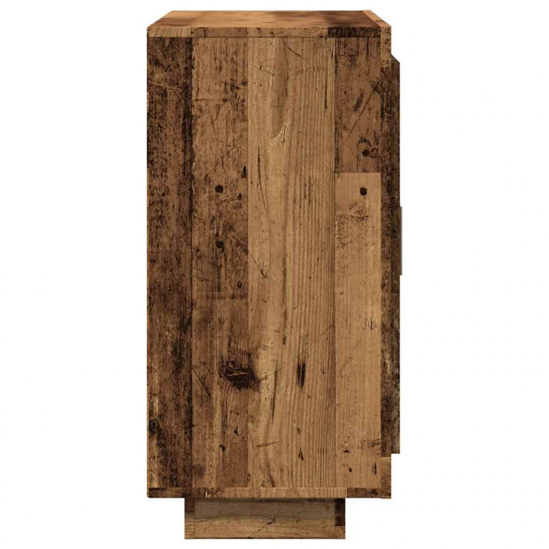 Komoda, stare drewno, 92x35x75 cm, materiał drewnopochodny