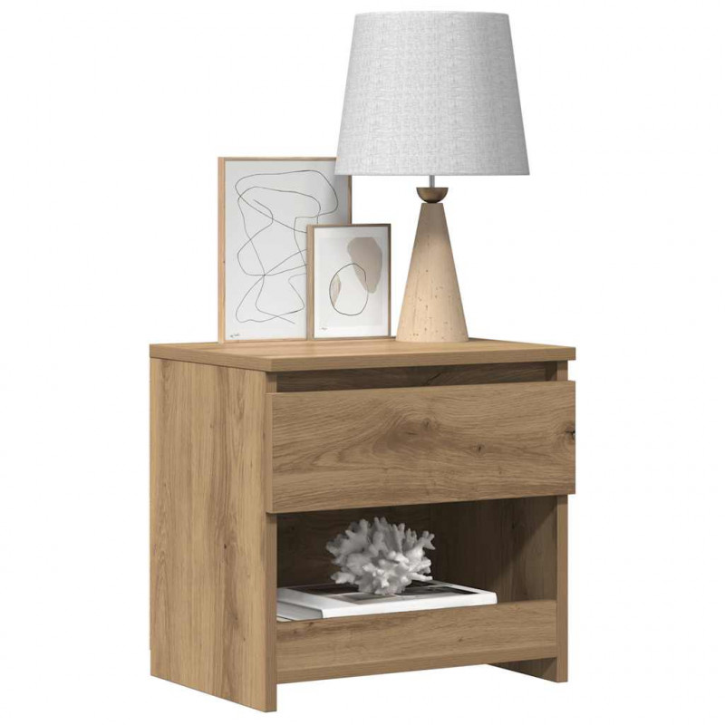 Szafka nocna Artisan Oak 40x30x39 cm Drewno klejone