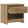 Szafka nocna Artisan Oak 40x30x39 cm Drewno klejone
